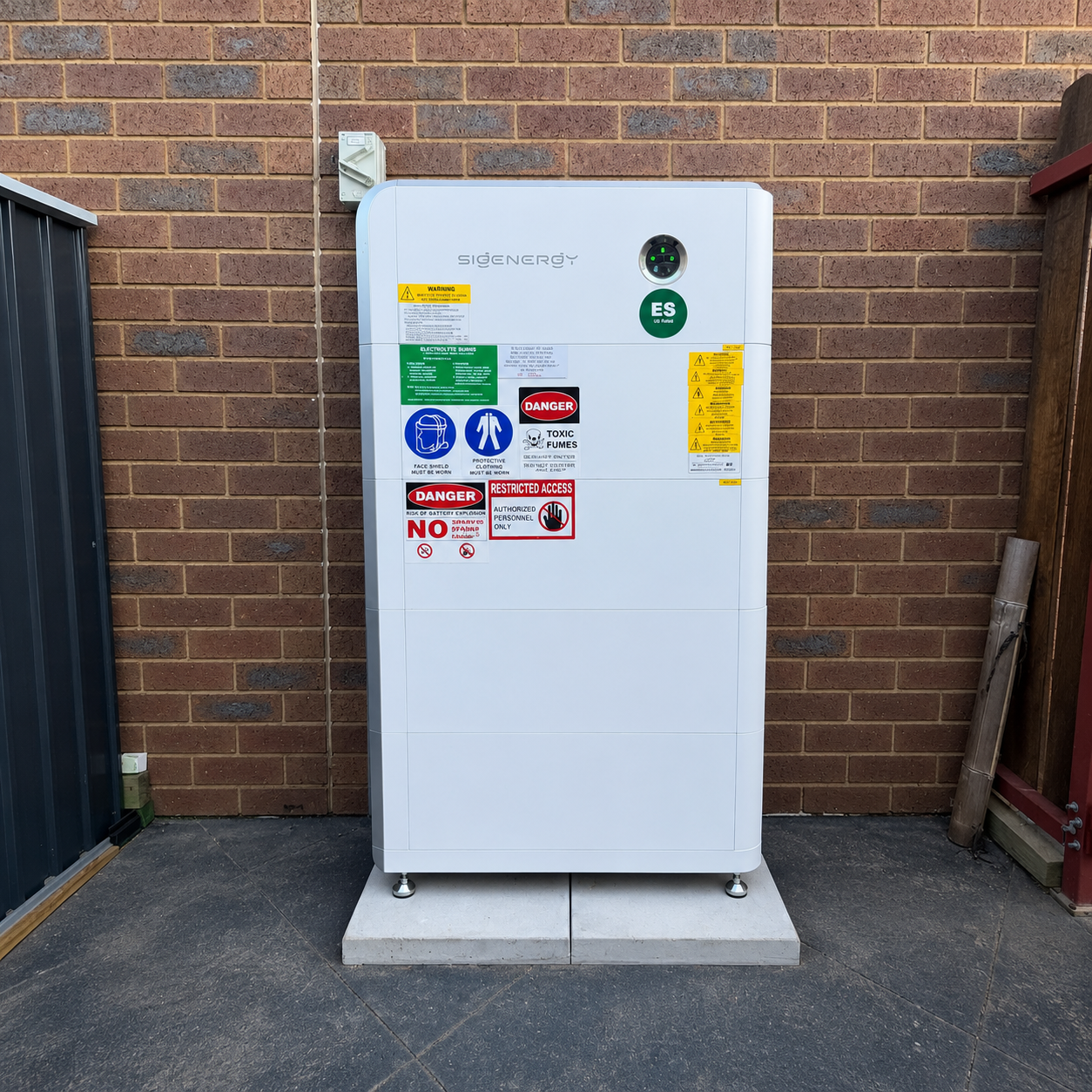 Solar and battery installation